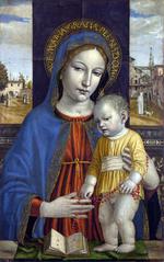欧洲12-19世纪油画二_BERGOGNONE, Ambrogio - The Virgin and Child